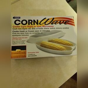 CornWave Microwave Corn Cooker - White